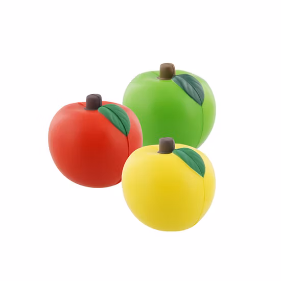 Оптовая продажа, бесплатный индивидуальный логотип Emoji, антистрессовый мяч, яблоко, в форме сердца, пенопласт, футбольный мяч, игрушка-непоседа, мягкий фруктовый виноград, мяч для снятия стресса